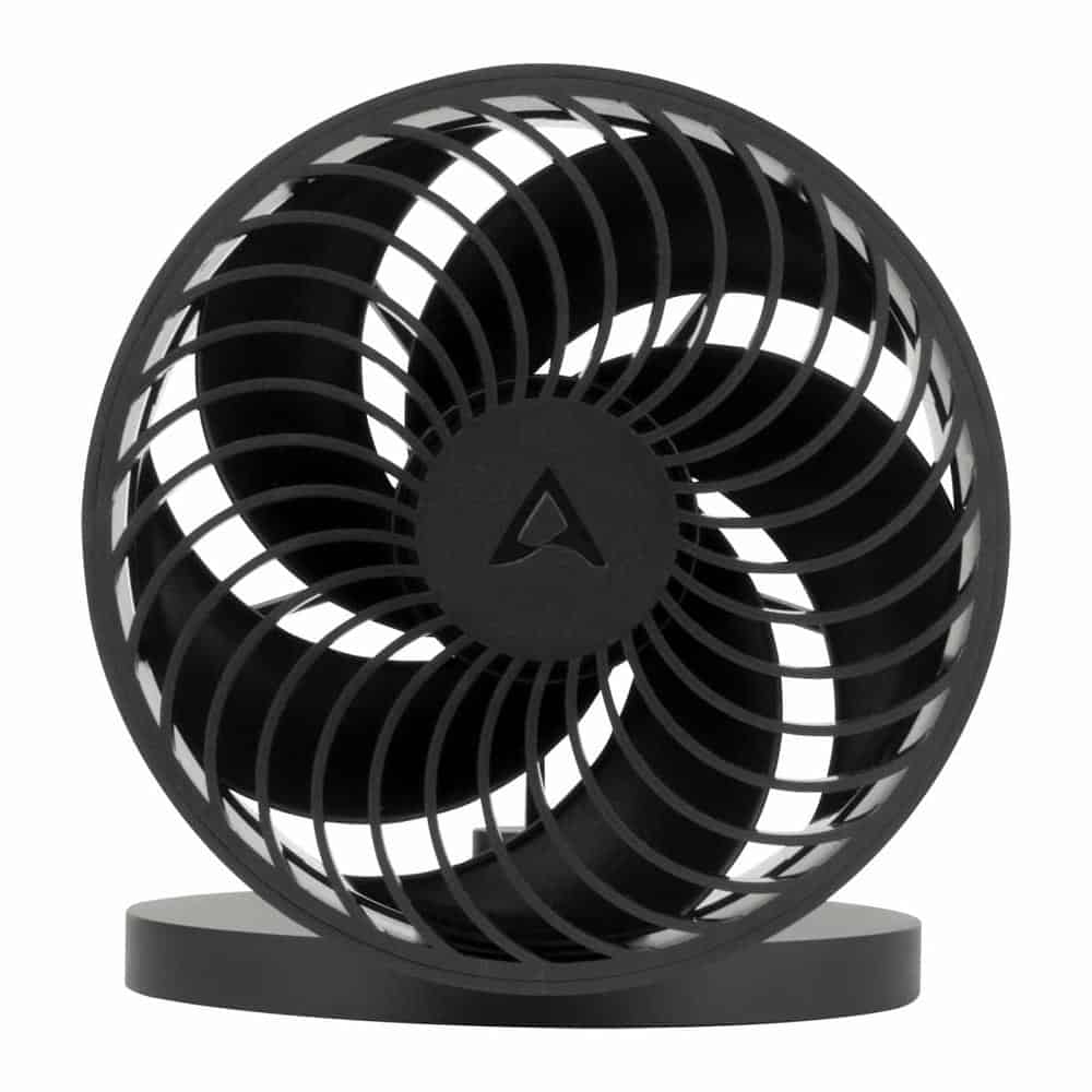 Arctic Summair Plus Black Foldable Table Fan with Integrated Battery